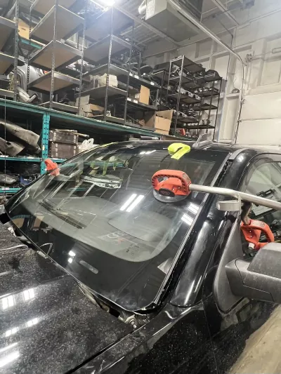 New windshield installation for Chevrolet Silverado