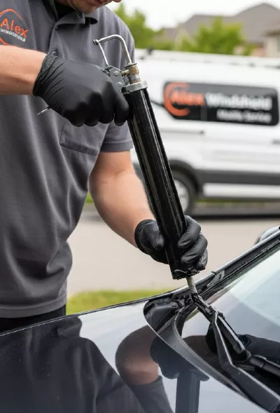 Applying urethane adhesive for windshield installation