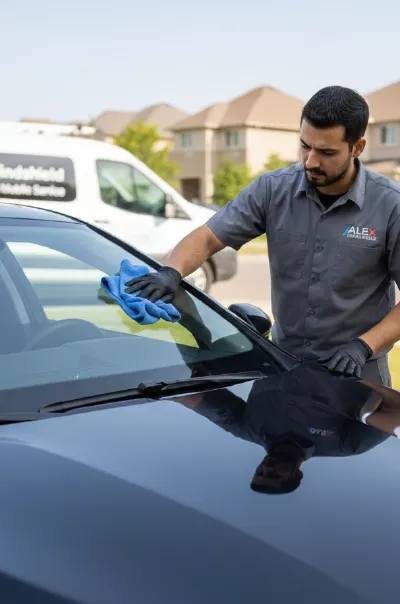 Cleaning and preparing windshield frame before installation