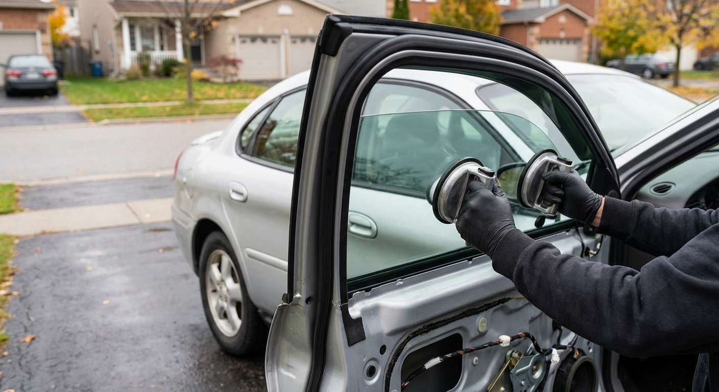 Door Glass Replacement for Ford Taurus 2000-2007 by Alexwindshield