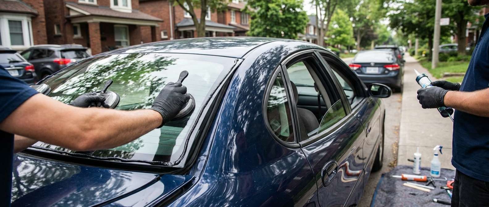 Quarter Glass Replacement for Ford Taurus 2000-2007 by Alexwindshield