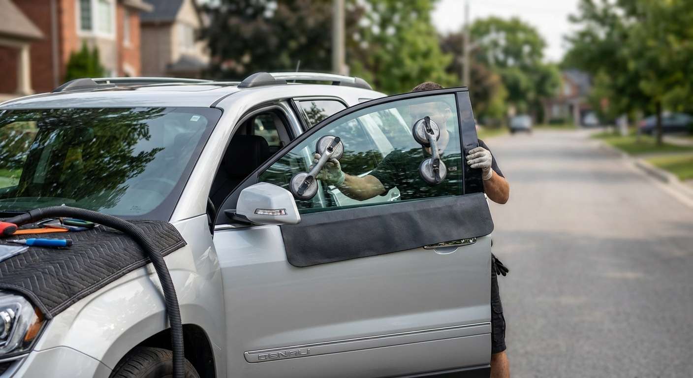 Door Glass Replacement for GMC Acadia 2007-2016 by Alexwindshield