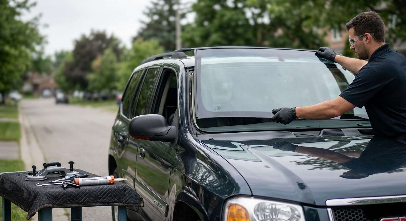 Windshield Replacement for GMC Envoy 2002-2009 by Alexwindshield