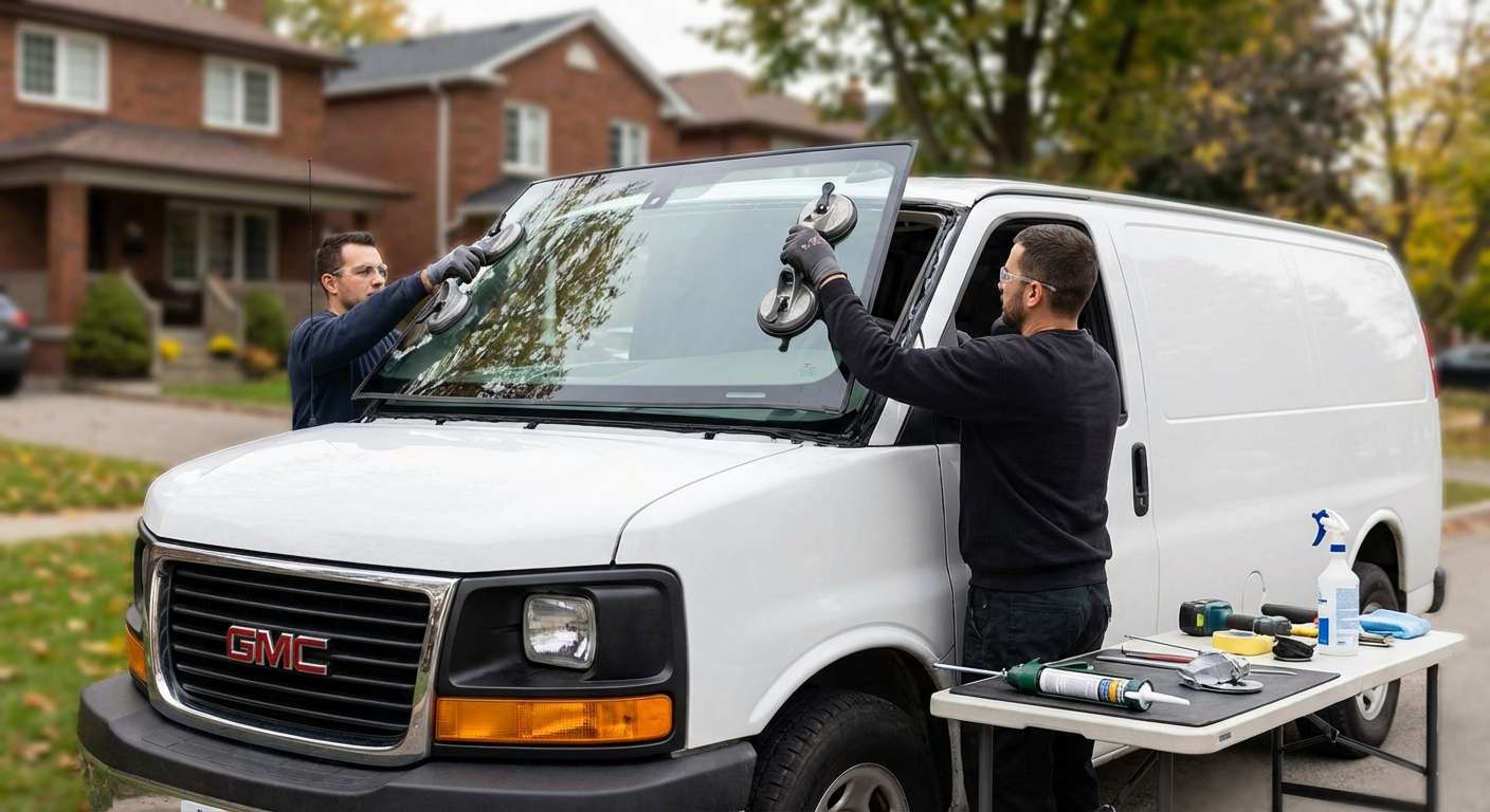 Windshield Replacement for GMC Savana Van 1500/2500/3500 2003-2027 by Alexwindshield