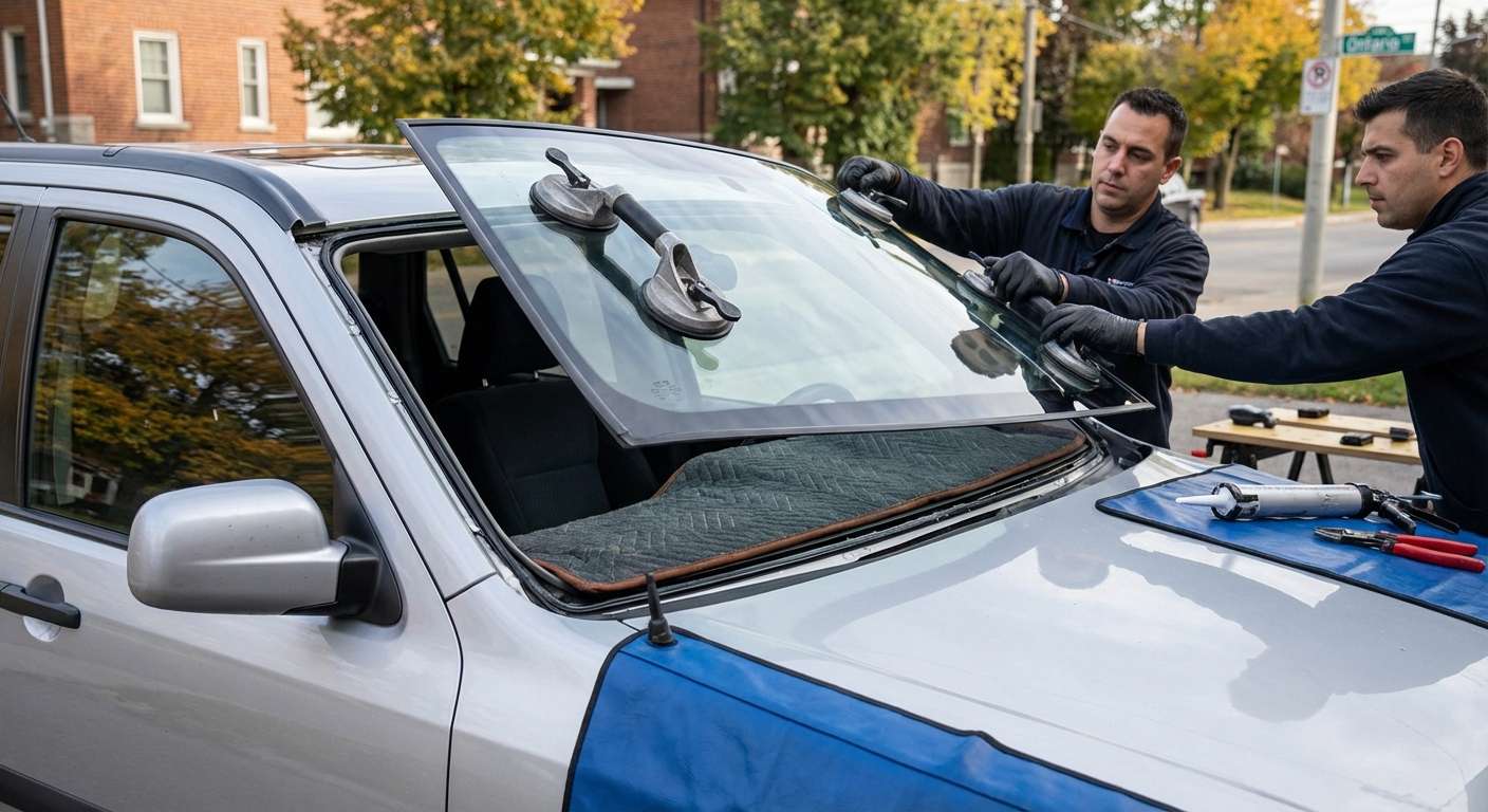 Windshield Replacement for Honda CR-V 2002-2006 by Alexwindshield