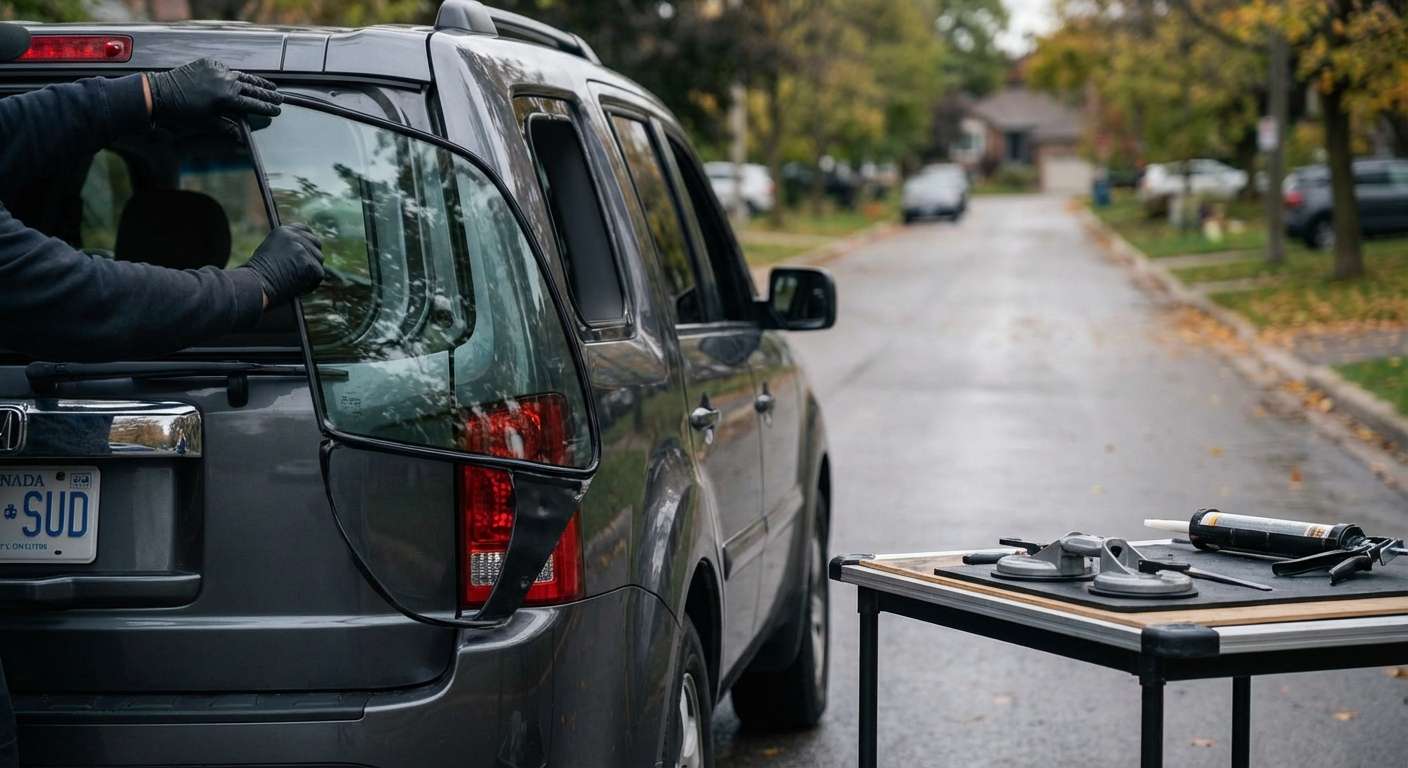 Quarter Glass Replacement for Honda Pilot 2009-2015 by Alexwindshield