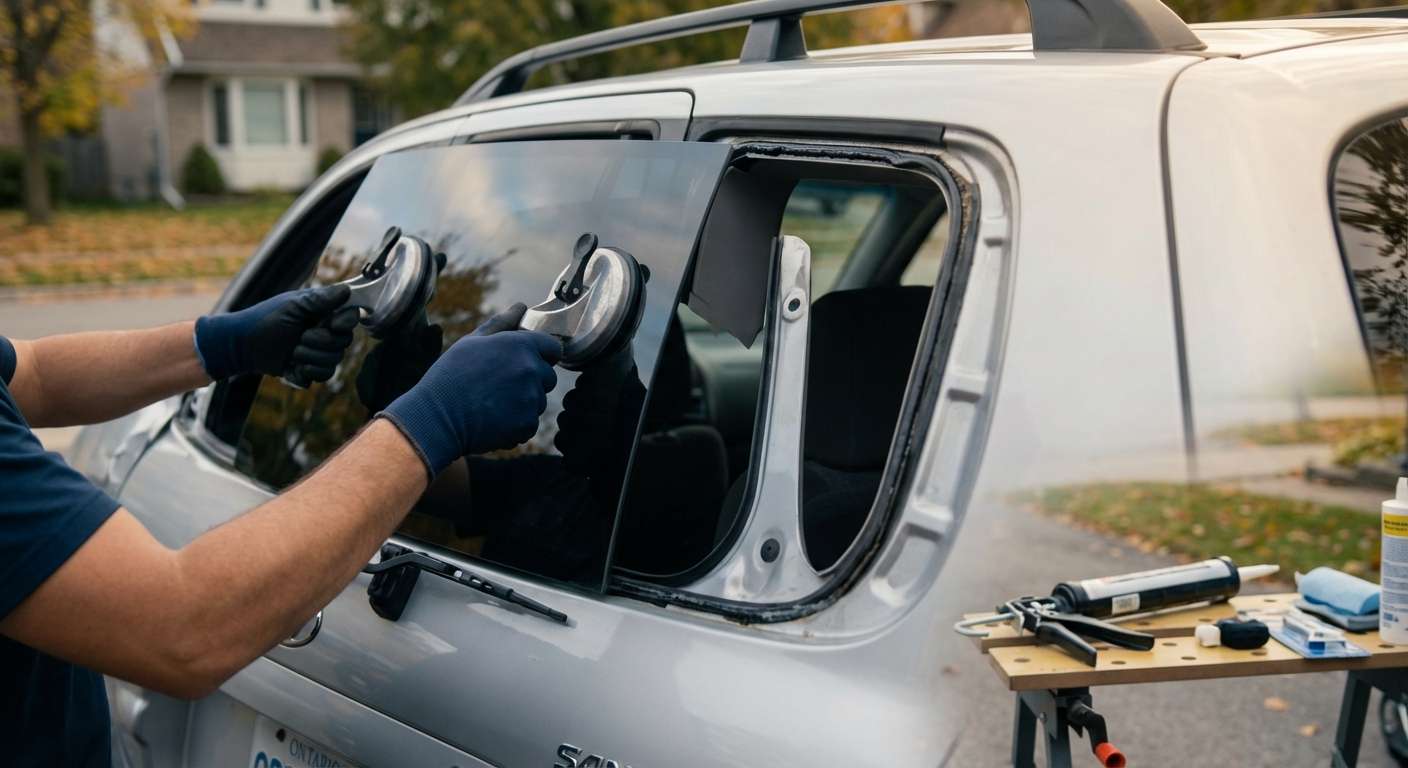 Quarter Glass Replacement for Hyundai Santa Fe 2001-2006 by Alexwindshield