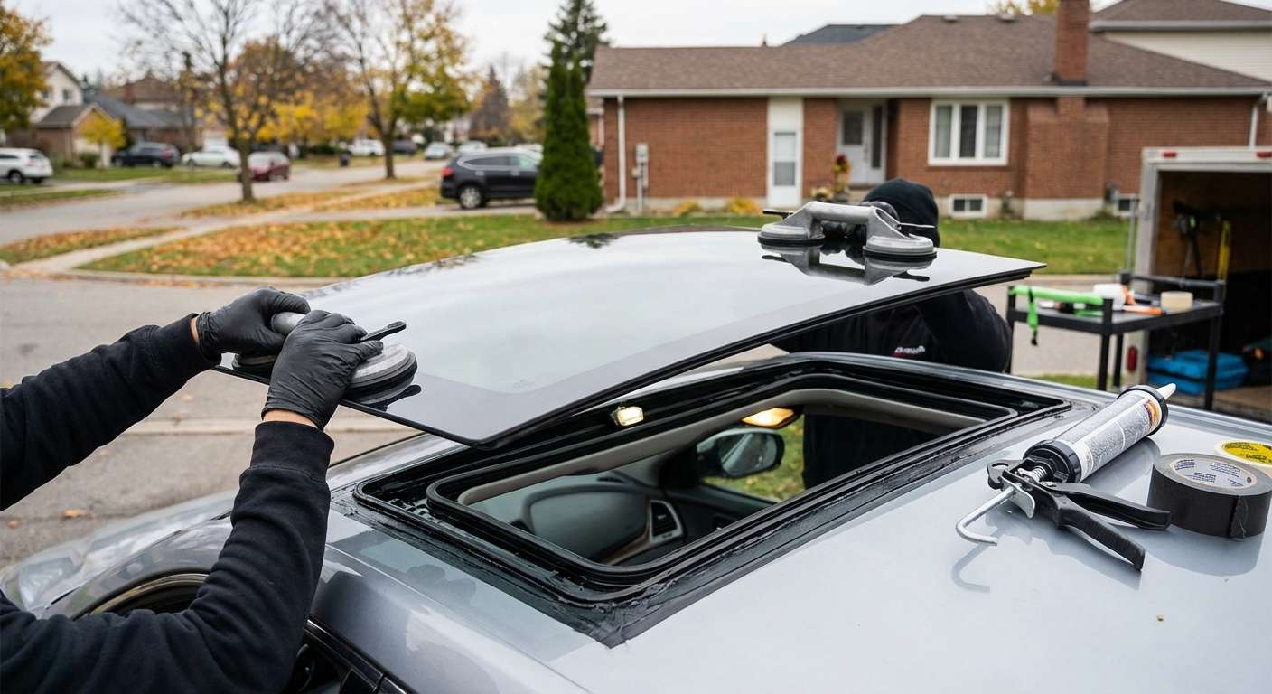 Sunroof Replacement for Hyundai Santa Fe 2013-2018 by Alexwindshield