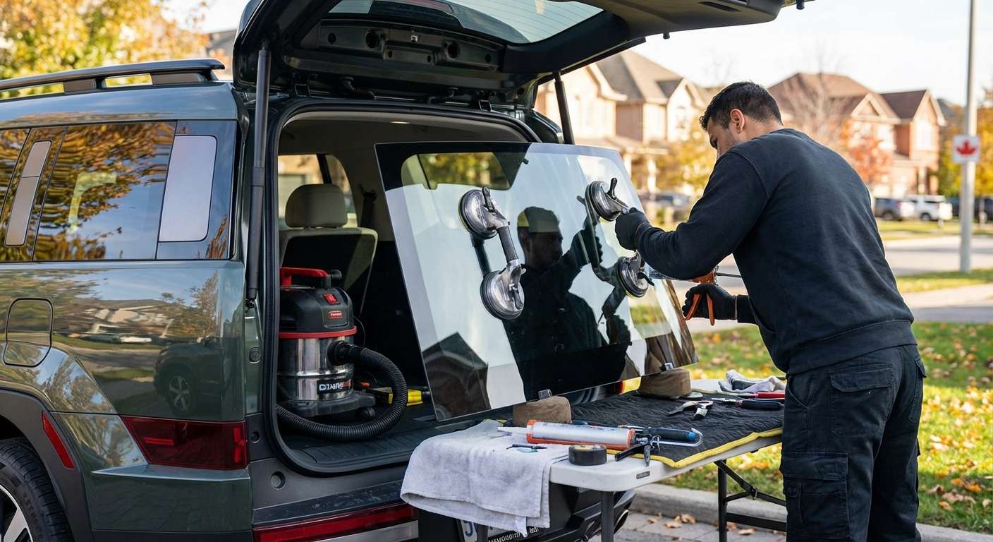 Back Glass Replacement for Hyundai Santa Fe 2024-2027 by Alexwindshield