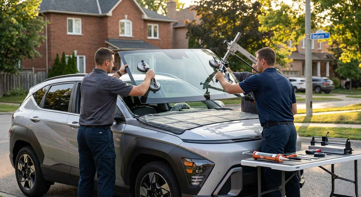 Windshield Replacement for Hyundai Kona 2024-2027 by Alexwindshield
