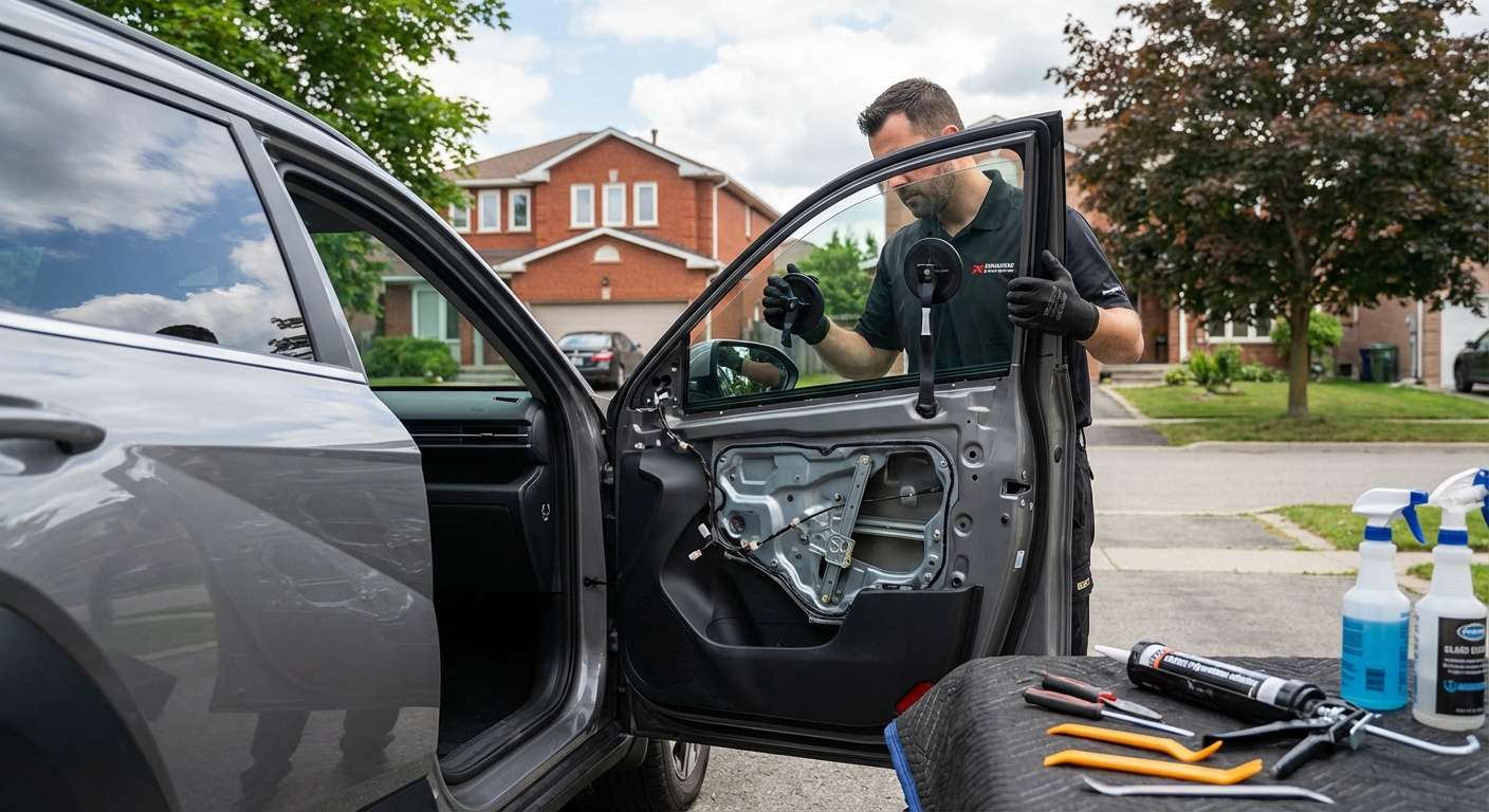 Door Glass Replacement for Hyundai Kona 2024-2027 by Alexwindshield