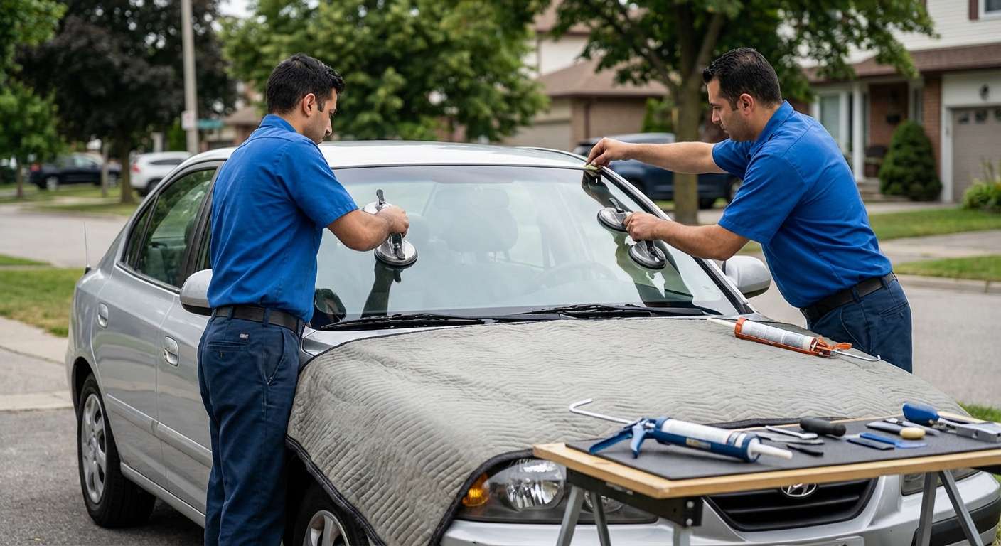Windshield Replacement for Hyundai Elantra 2001-2006 by Alexwindshield