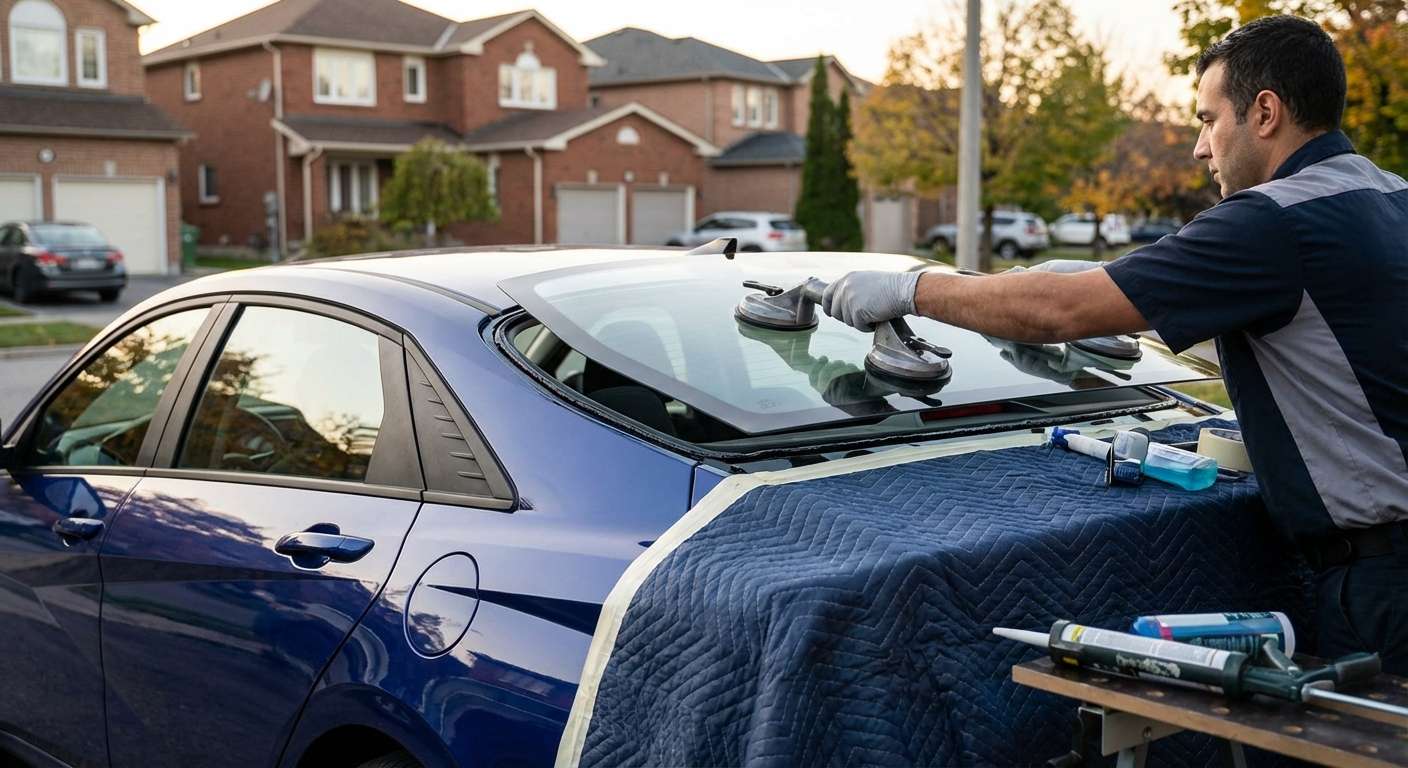 Back Glass Replacement for Hyundai Elantra 2021-2027 by Alexwindshield