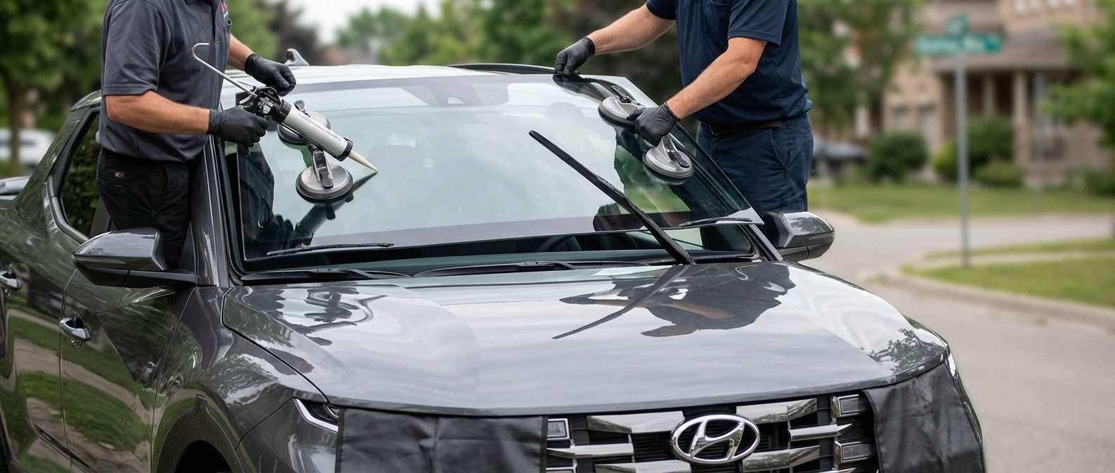 Windshield Replacement for Hyundai Santa Cruz 2022-2027 by Alexwindshield