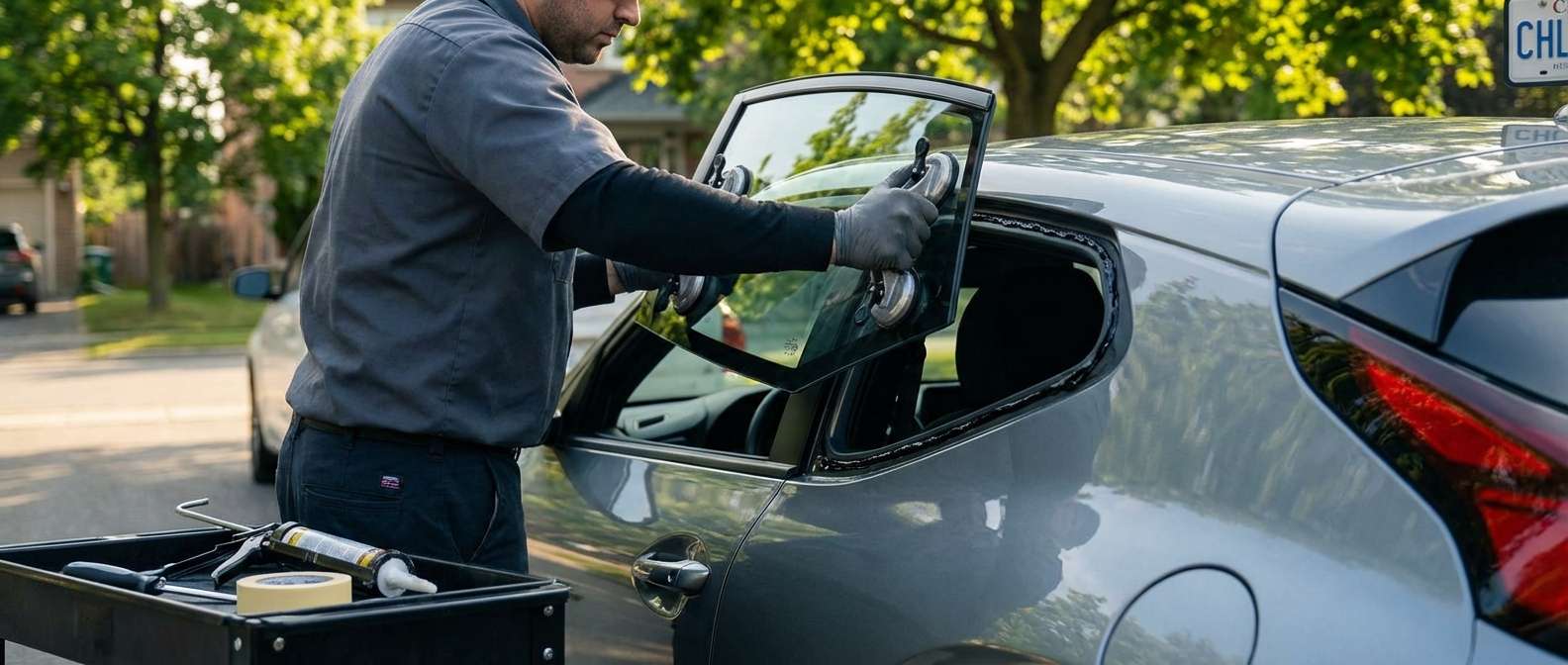 Quarter Glass Replacement for Hyundai Veloster 2019-2022 by Alexwindshield