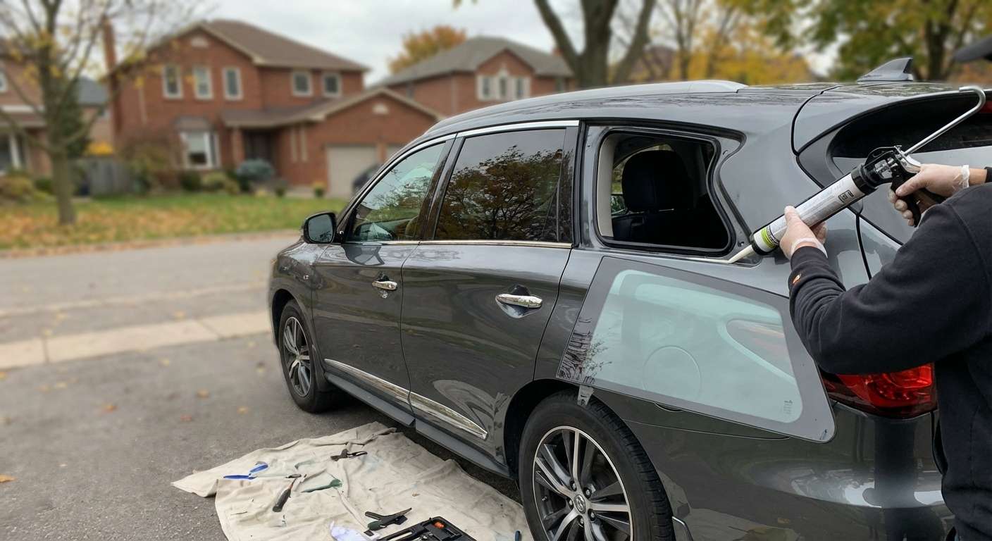 Quarter Glass Replacement for Infiniti QX60 2014-2021 by Alexwindshield