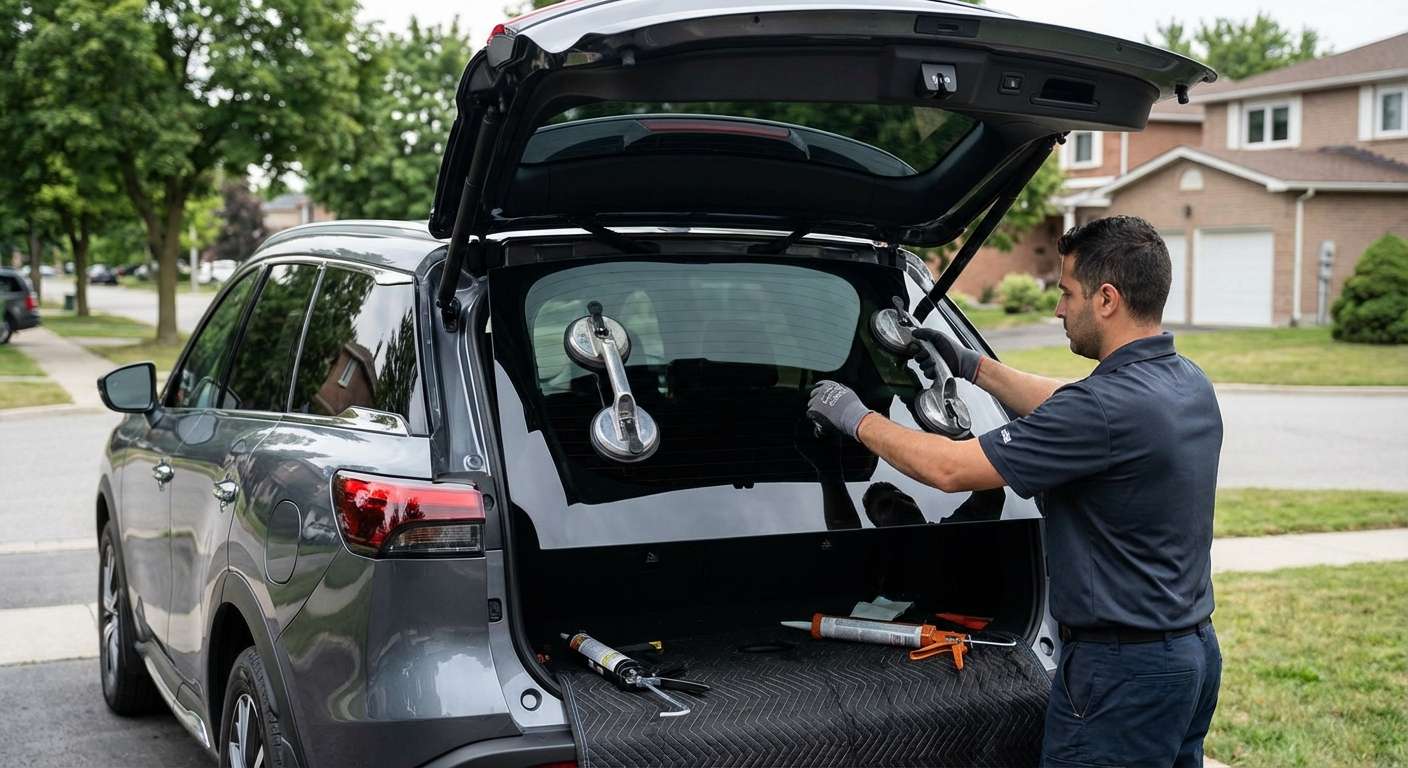 Back Glass Replacement for Infiniti QX60 2022-2027 by Alexwindshield