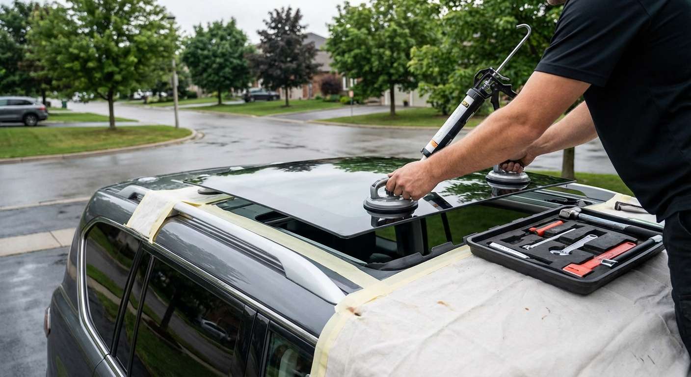 Sunroof Replacement for Infiniti QX80 2014-2024 by Alexwindshield