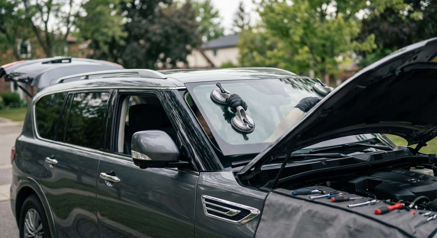 Windshield Replacement for Infiniti QX80 2025-2027 by Alexwindshield