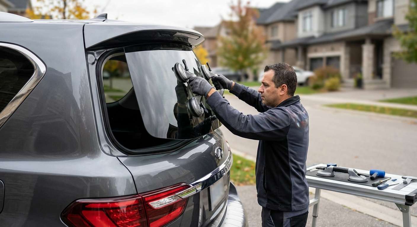 Back Glass Replacement for Infiniti QX80 2025-2027 by Alexwindshield
