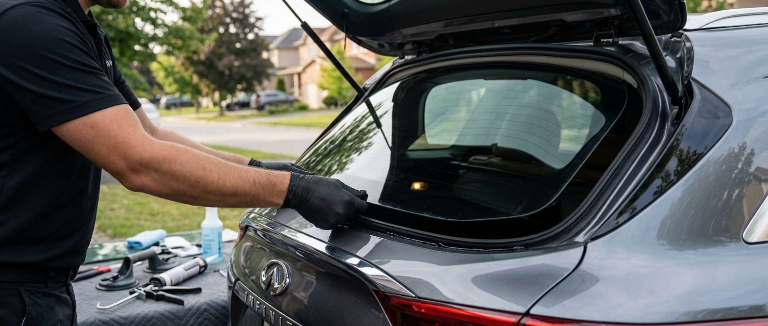 Back Glass Replacement for Infiniti QX50 2019-2027 by Alexwindshield