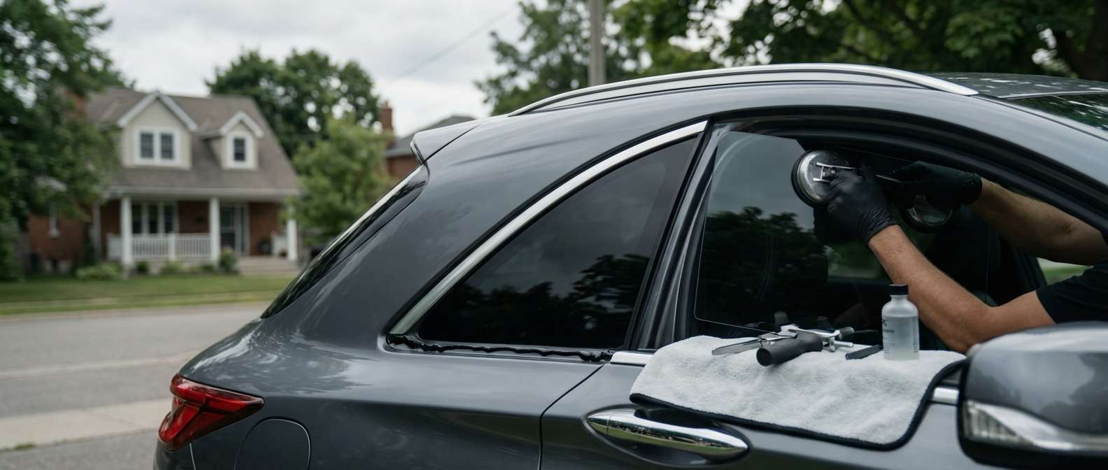 Quarter Glass Replacement for Infiniti QX55 2022-2027 by Alexwindshield