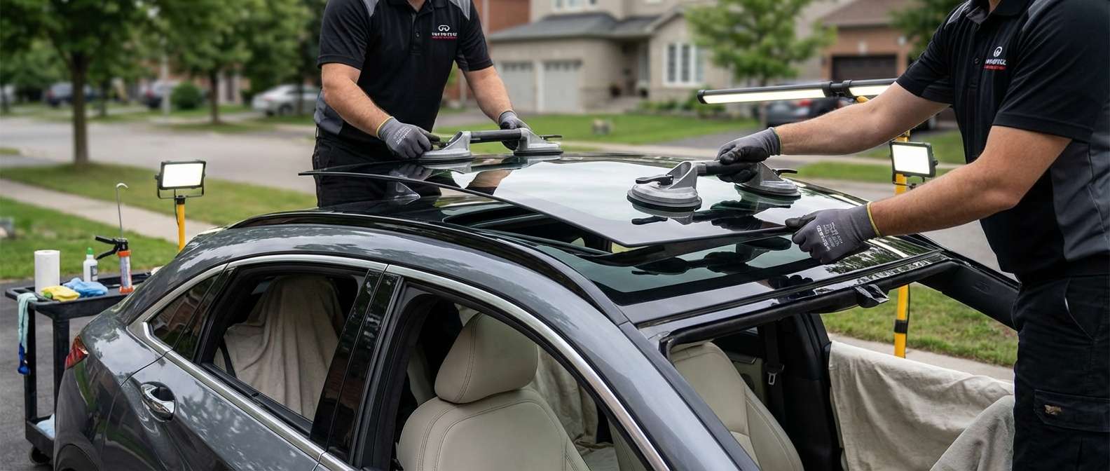 Sunroof Replacement for Infiniti QX55 2022-2027 by Alexwindshield