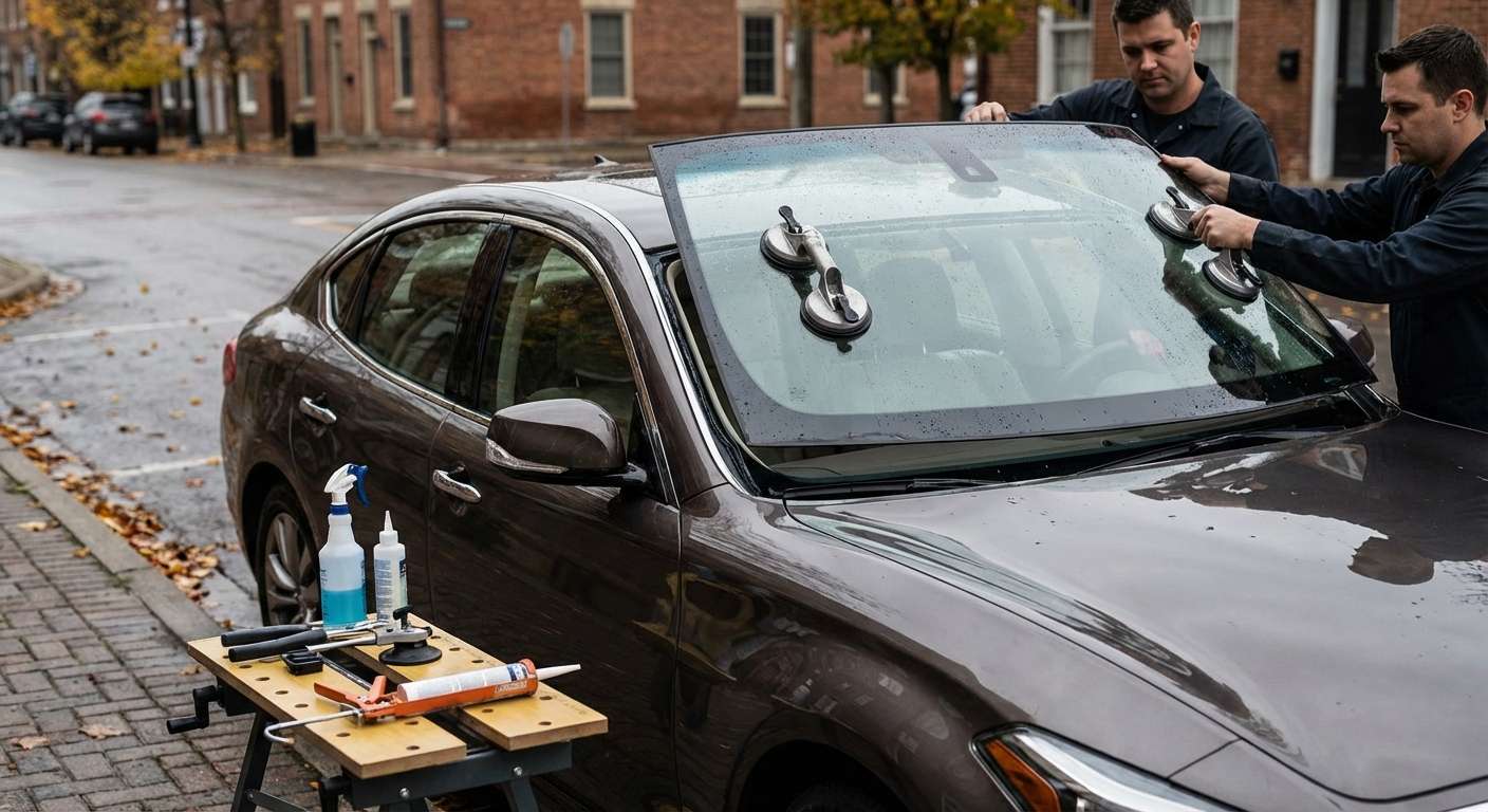 Windshield Replacement for Infiniti Q70 2014-2019 by Alexwindshield