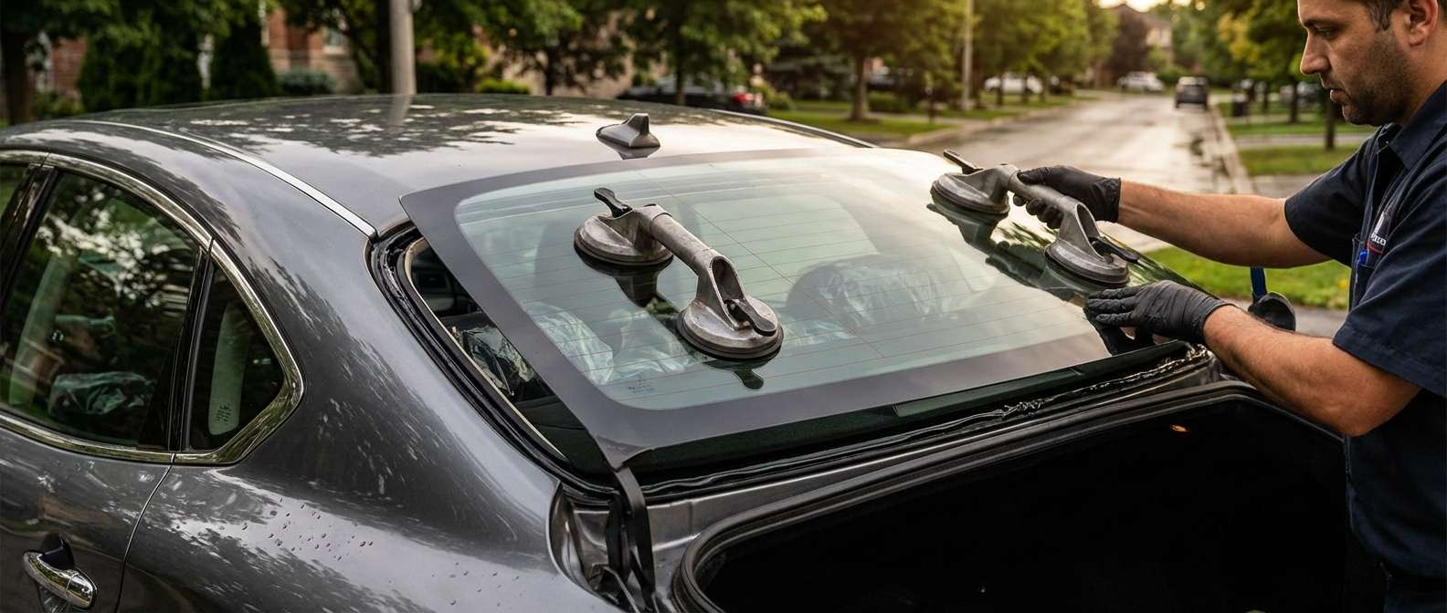Back Glass Replacement for Infiniti Q70 2014-2019 by Alexwindshield