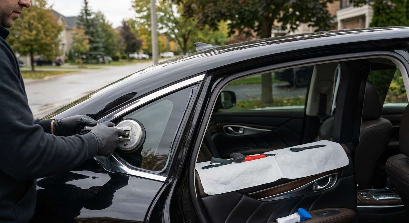 Quarter Glass Replacement for Infiniti Q70 2014-2019 by Alexwindshield
