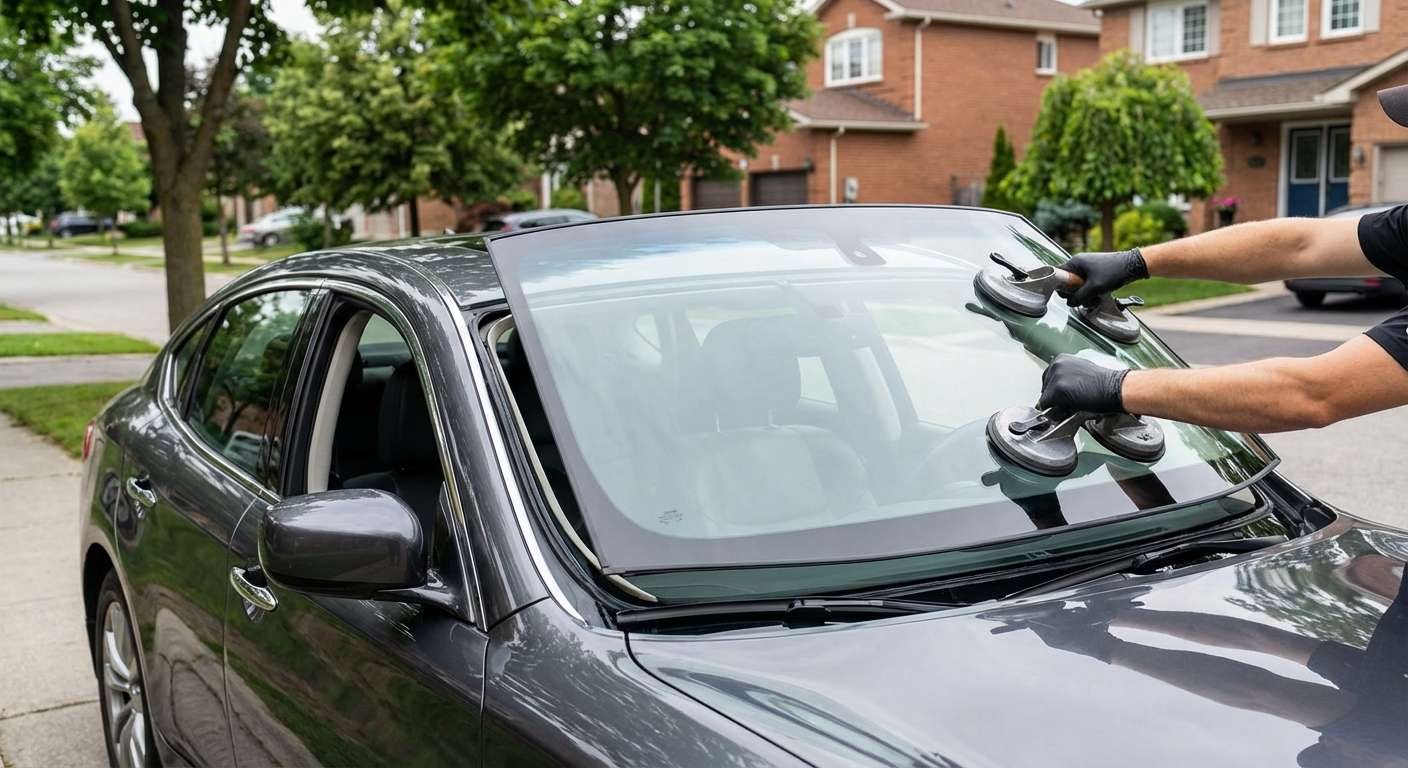Windshield Replacement for Infiniti M37 / M56 2011-2013 by Alexwindshield