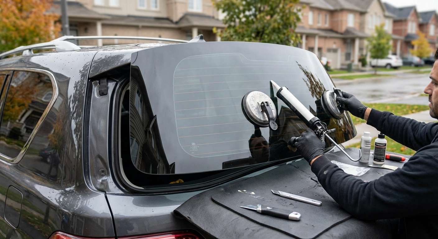 Back Glass Replacement for Infiniti QX56 2011-2013 by Alexwindshield