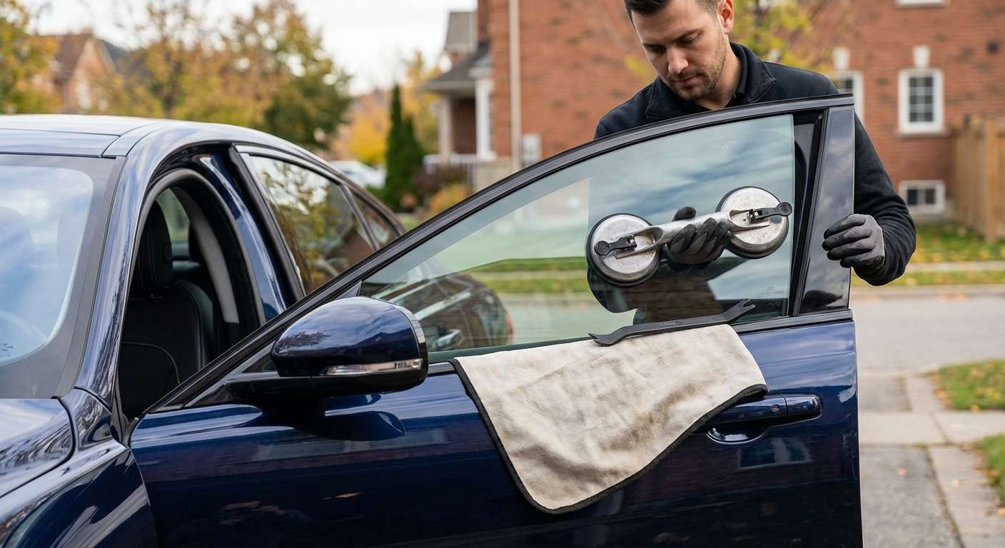 Door Glass Replacement for Jaguar XE 2017-2019 by Alexwindshield