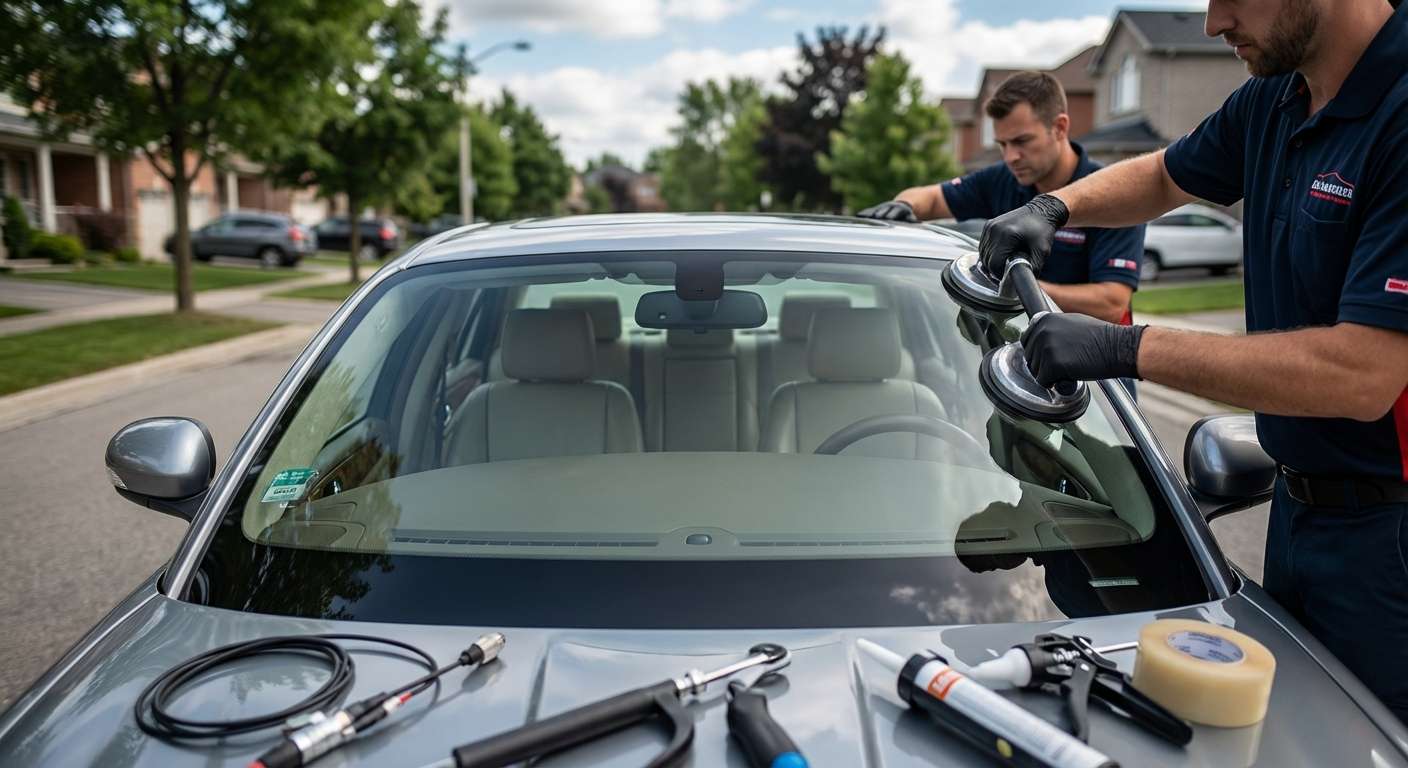 Windshield Replacement for Jaguar XJ 2004-2009 by Alexwindshield