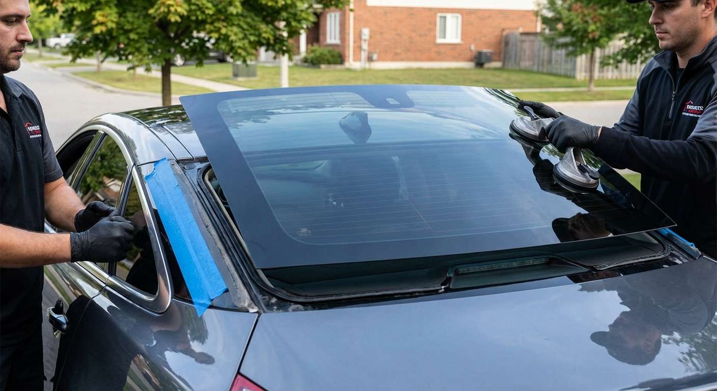Back Glass Replacement for Jaguar XJ 2011-2019 by Alexwindshield