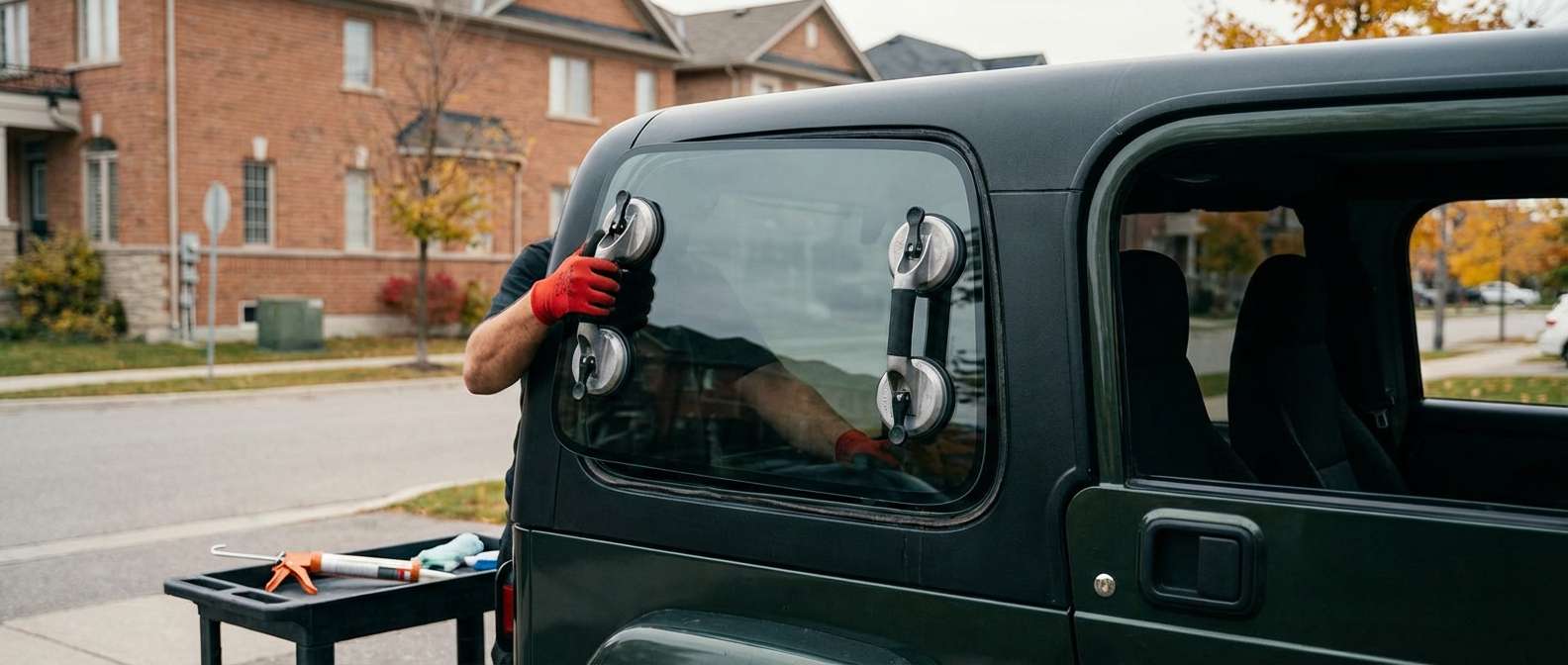 Quarter Glass Replacement for Jeep Wrangler 1997-2006 (TJ) by Alexwindshield