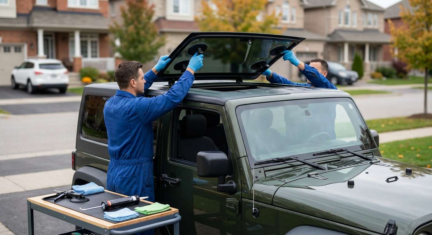 Sunroof Replacement for Jeep Wrangler 2007-2018 (JK) by Alexwindshield
