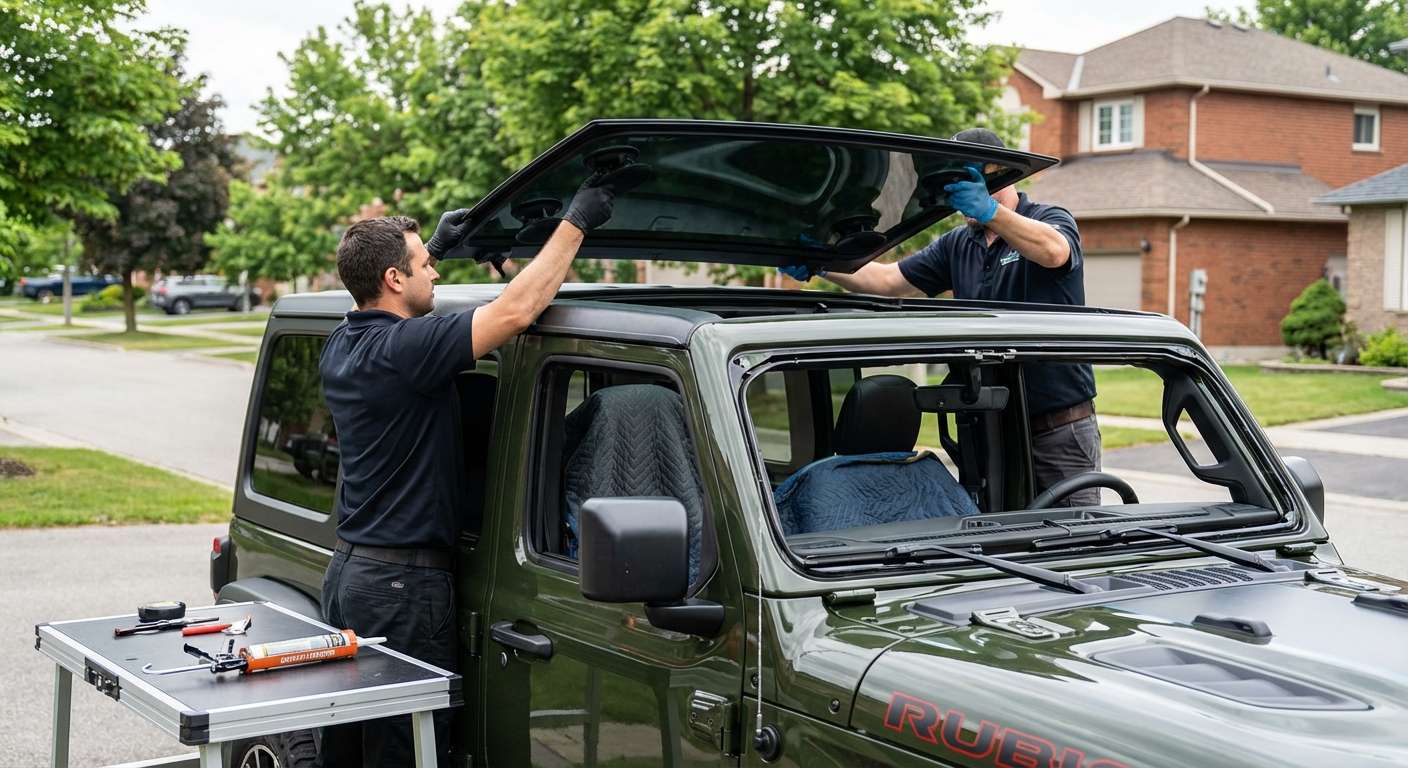 Sunroof Replacement for Jeep Wrangler 4xe (PHEV) 2021-2027 by Alexwindshield
