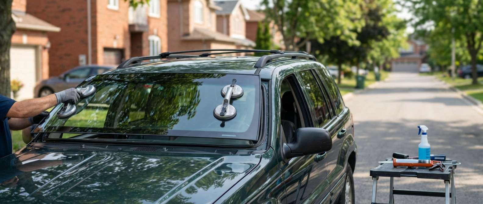 Windshield Replacement for Jeep Grand Cherokee 1999-2004 (WJ) by Alexwindshield