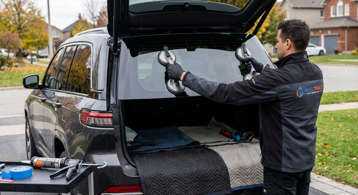 Back Glass Replacement for Jeep Grand Cherokee L (3-Row) 2021-2027 by Alexwindshield