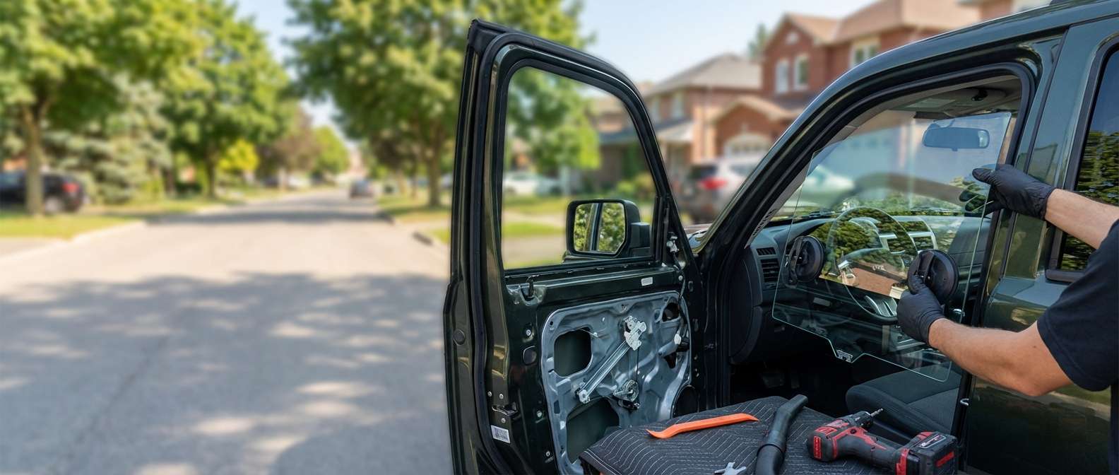 Door Glass Replacement for Jeep Liberty 2008-2012 (KK) by Alexwindshield