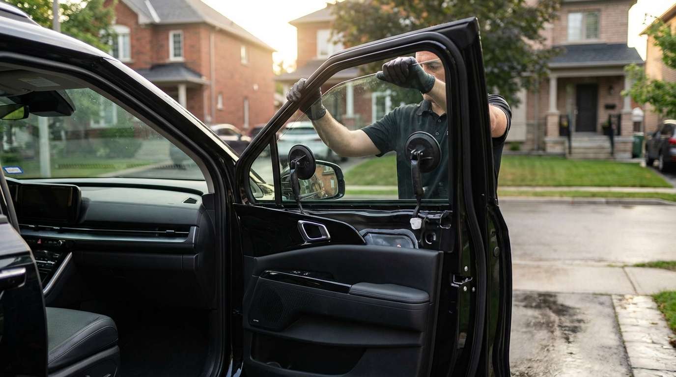 Door Glass Replacement for Kia Carnival 2022-2027 by Alexwindshield
