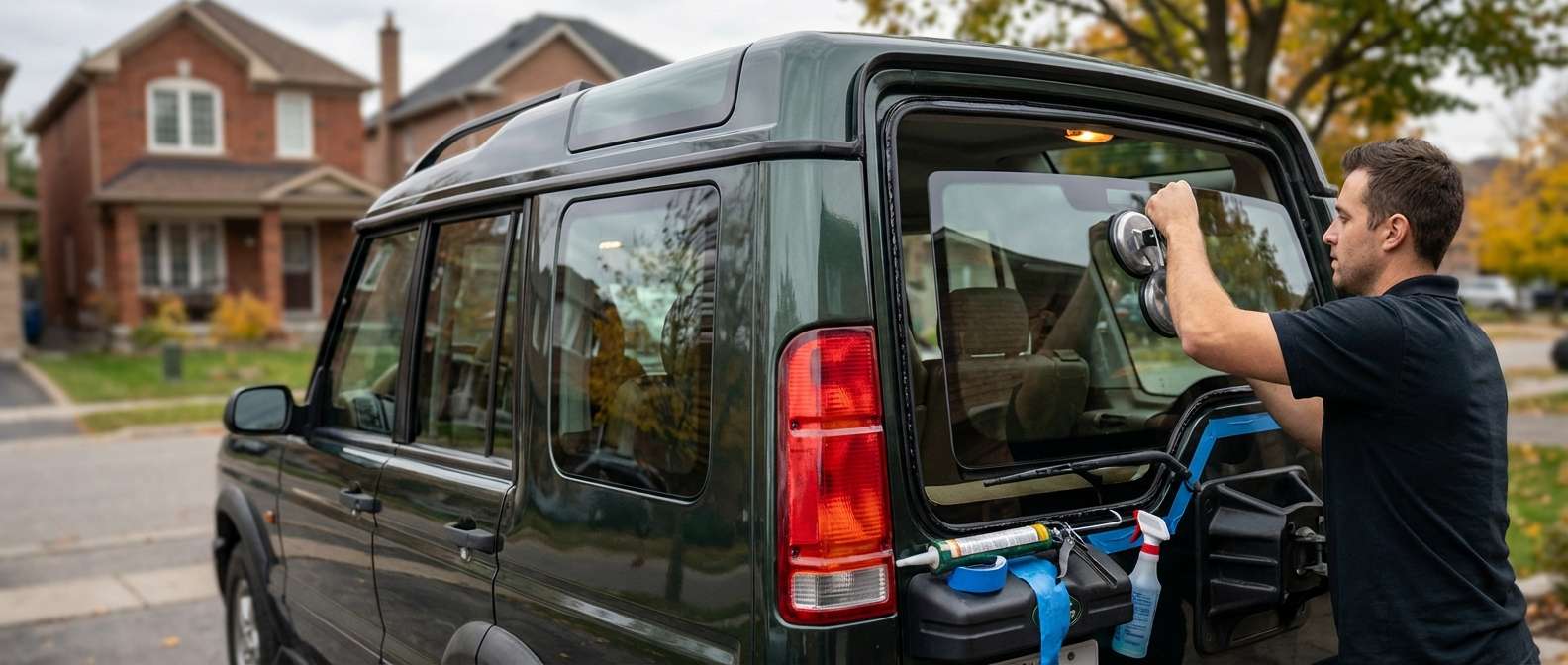 Back Glass Replacement for Land Rover Discovery 2 1999-2004 by Alexwindshield