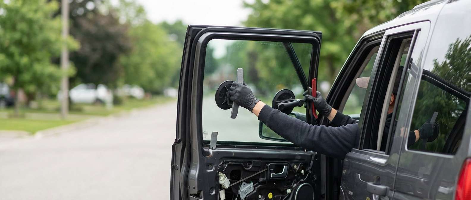 Door Glass Replacement for Land Rover LR3 (Discovery 3) 2005-2009 by Alexwindshield
