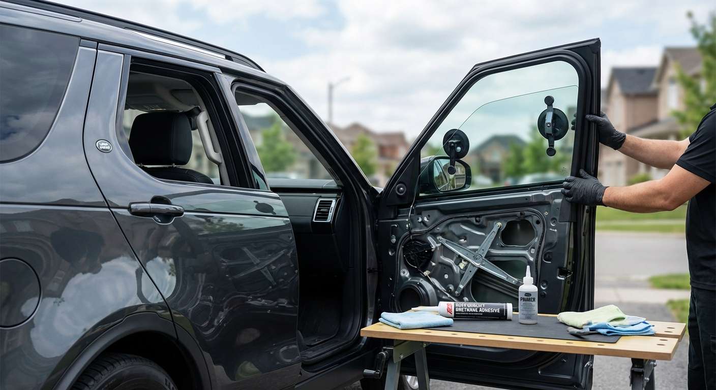 Door Glass Replacement for Land Rover Discovery 5 2017-2027 by Alexwindshield