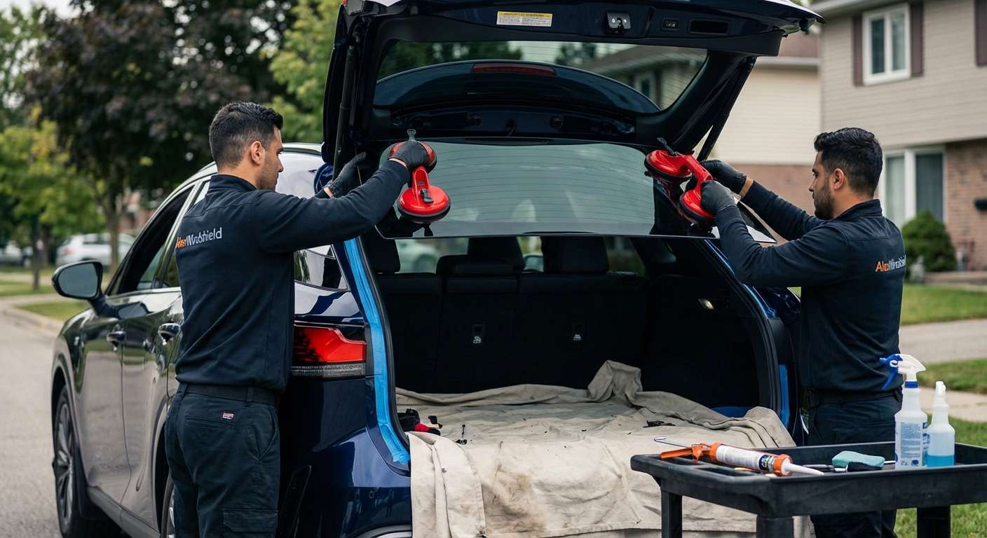 Back Glass Replacement for Lexus RX 350/500h 2023-2027 by Alexwindshield