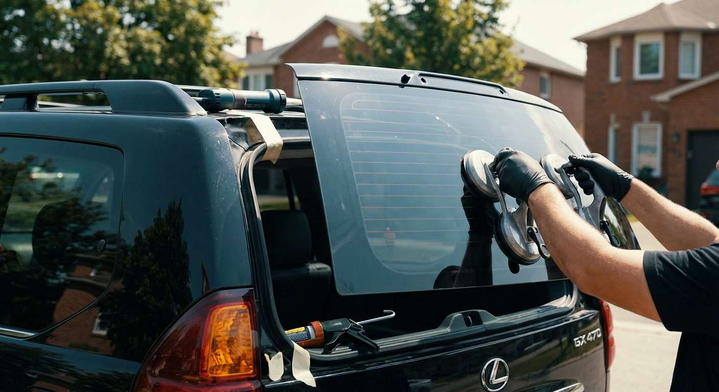 Back Glass Replacement for Lexus GX 470 2003-2009 by Alexwindshield