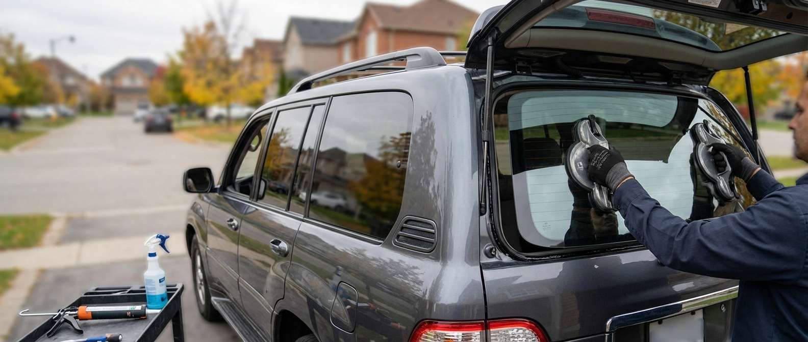 Back Glass Replacement for Lexus LX 470 1998-2007 by Alexwindshield