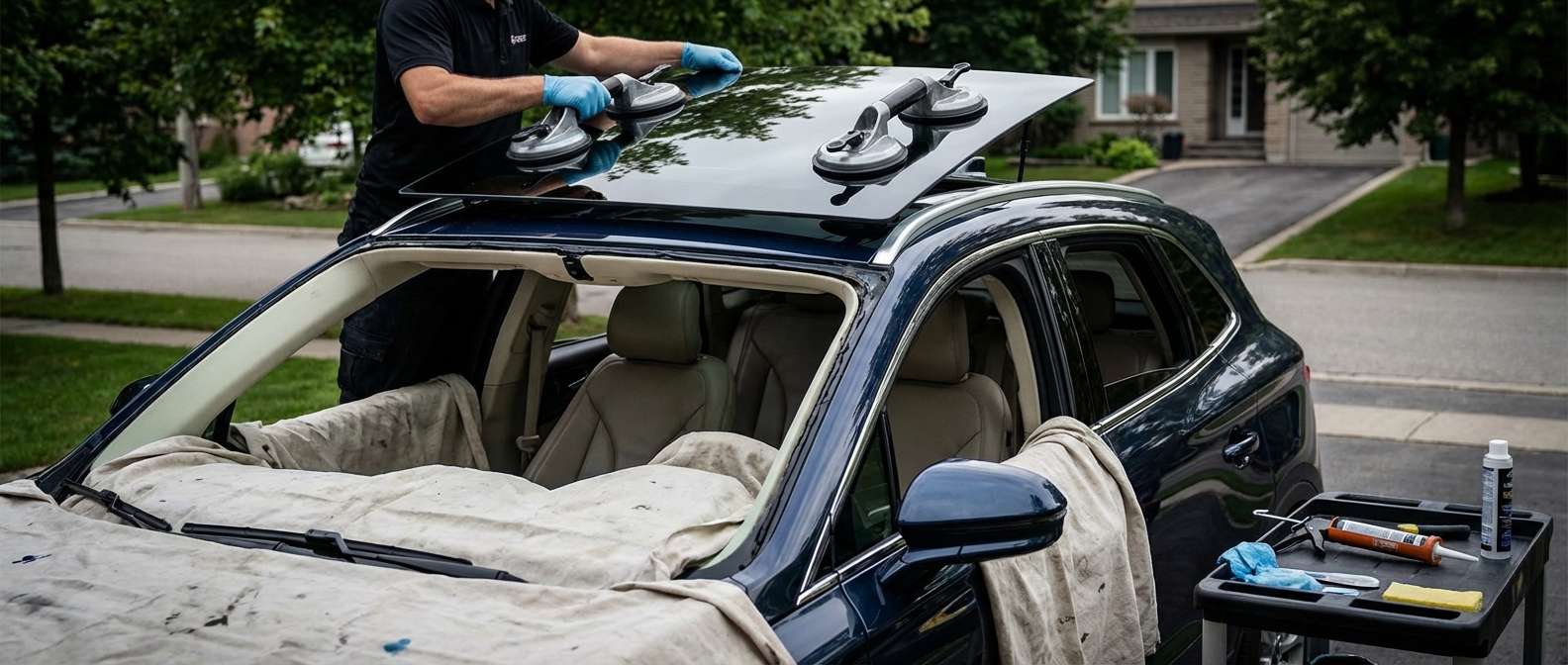 Sunroof Replacement for Lincoln MKC 2015-2019 by Alexwindshield