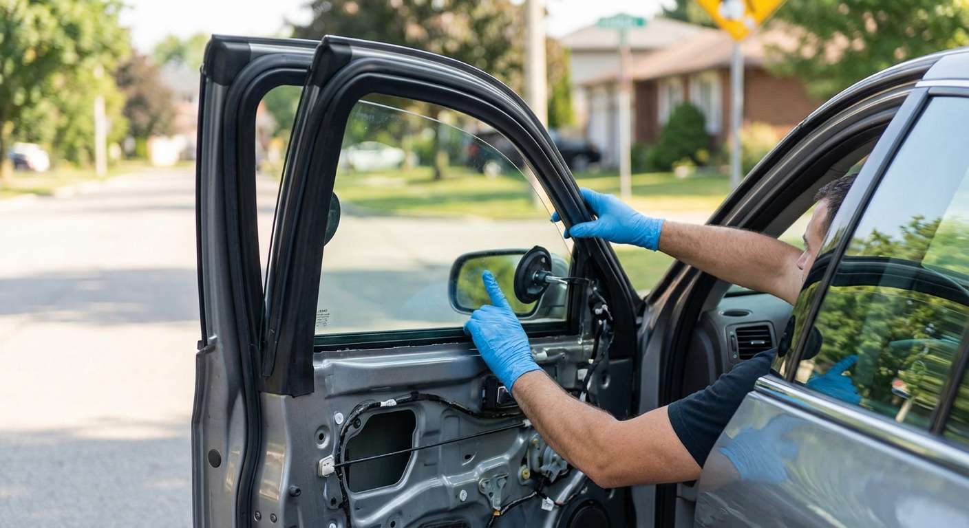 Door Glass Replacement for Lincoln LS 2000-2006 by Alexwindshield